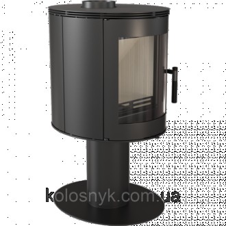 Сталева піч-камін Kratki KOZA ORBIT (7,0 кВт)Koza ORBIT циліндричної, сучасної ф. . фото 3