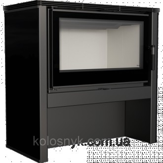 Сталева піч-камін Kratki JUNO 12 панель чорна (12,0 кВт)JUNO - ідеальне рішення . . фото 3