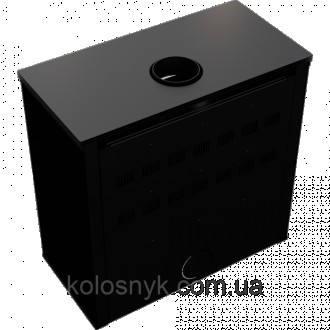 Сталева піч-камін Kratki JUNO 12 панель чорна (12,0 кВт)JUNO - ідеальне рішення . . фото 6