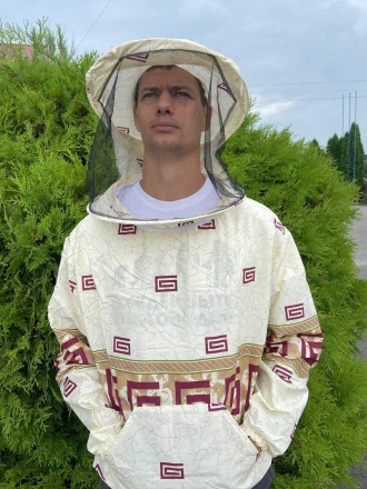  /
Куртка пчеловода ситцевая с маской
Предназначена для защиты туловища, головы . . фото 4