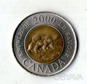 Канада › Королева Елизавета II 2 доллара, 2000 Путь к знанию  №497
