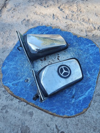 Продам Дзеркала заднього огляду хром на Mercedes Benz w126,123 Оригінал Німеччин. . фото 2