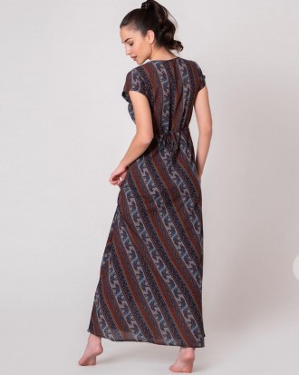 Женское длинное платье в пол в греческом стиле размер 54-56, 100% Хлопок ТМ Ipek. . фото 4