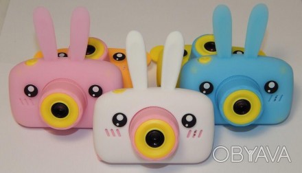 Цифровой детский фотоаппарат Зайка с ушками