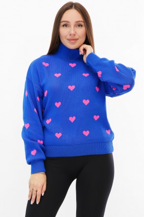 В'язаний жіночий светр.
 
Розмір універсальний 44-52.
Склад - 50% вовна 50% акри. . фото 4