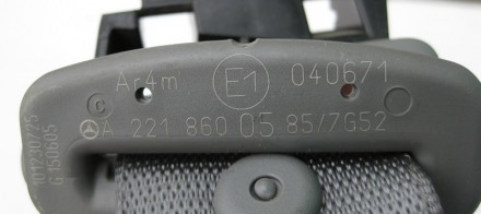 
Ремень безопасности задний центральный серый A2218600585 7G52 Применяется:Merce. . фото 3