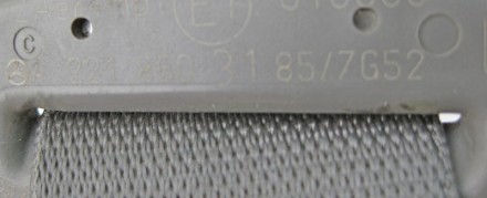 
Ремень безопасности передний левый серый A2218603185 7G52 Применяется:Mercedes . . фото 3
