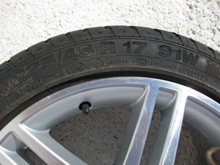 
Колёсный диск AMG 7.5J R17 H2 ET 47A2044014502С резиной Применяется:Mercedes Be. . фото 7