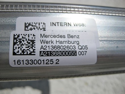 
Рама приборной панели - торпеды A2136800055A2136802603 Применяется:Mercedes Ben. . фото 4
