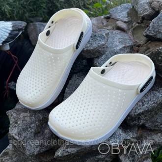  
 
Крокси — це взуття з відкритою п'ятою, виготовлене зі зносостійкого матеріал. . фото 1