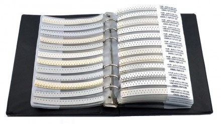  Набор конденсаторов SMD 0603 110 видов по 50 штук в книжке. Изготовлен в виде у. . фото 4