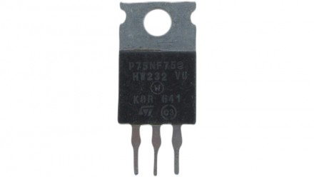  Транзистор P75NF75 N-Ch TO-220 75V 100A.. . фото 2