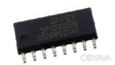 Микросхема приемопередатчика SP3232EEN SP3232 3.3V-5V SOP16.. . фото 1