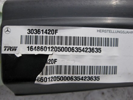 
Потолочная правая подушка безопасностиA1648601205 Применяется:Mercedes Benz GL-. . фото 4