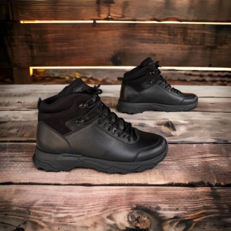 Якісні, міцні та зручні зимові теплі військові, тактичні черевики чорні.
Верх: в. . фото 3