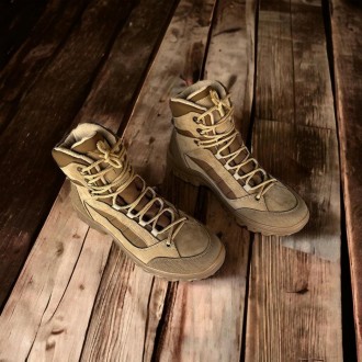 Тактичні, військові якісні та надійні черевики коричневі берці берци койот жіноч. . фото 6