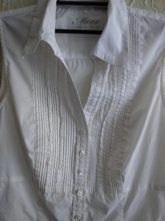 Женская рубашка, блузка, Mexx, Индонезия, UK р.16.
Цвет - белый,но не белоснежн. . фото 5