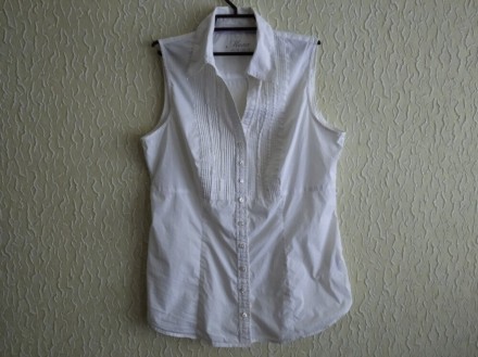 Женская рубашка, блузка, Mexx, Индонезия, UK р.16.
Цвет - белый,но не белоснежн. . фото 8