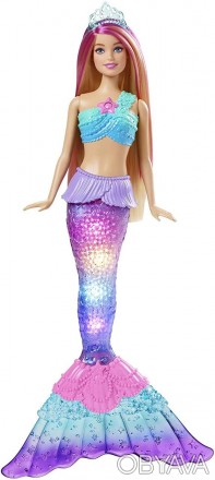 Лялька Барбі русалка сяючий хвостик серії Дрімтопія Barbie Dreamtopia Twinkle Li