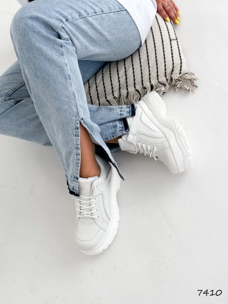 Кросівки жіночі Saimo білі 7410, розмір 40
Матеріал: екошкіра
Колір: білий
підош. . фото 11