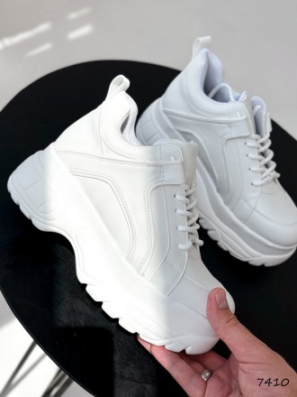 Кросівки жіночі Saimo білі 7410, розмір 40
Матеріал: екошкіра
Колір: білий
підош. . фото 8