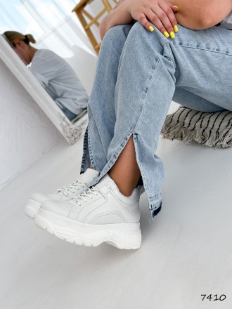 Кросівки жіночі Saimo білі 7410, розмір 40
Матеріал: екошкіра
Колір: білий
підош. . фото 9