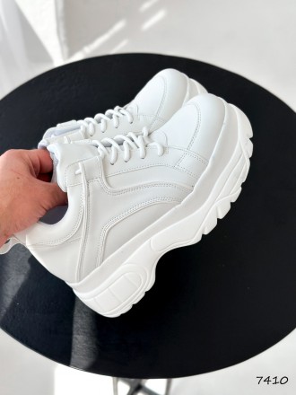 Кросівки жіночі Saimo білі 7410, розмір 40
Матеріал: екошкіра
Колір: білий
підош. . фото 5