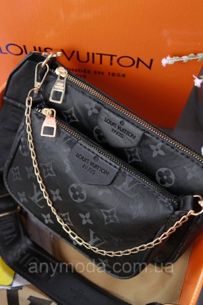 ✨Усіми улюблена Louis Vuitton жіноча подвійна сумка клатч 3 в 1 ✨ 
У комплекті с. . фото 3