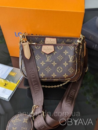✨Всеми любимая Louis Vuitton женская двойная сумка клатч 3 в 1 ✨ 
Тренд этого се. . фото 1