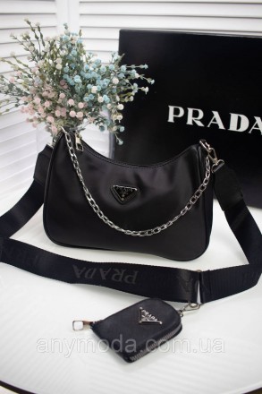 ✨Новинка ✨ 
Женская сумка клатч Прада, довольно вместительная и удобная, через п. . фото 5