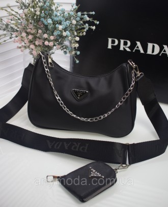 ✨Новинка ✨ 
Женская сумка клатч Прада, довольно вместительная и удобная, через п. . фото 2