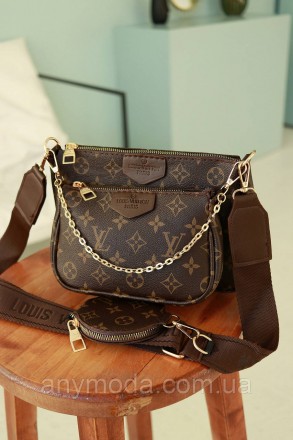 ✨Всеми любимая Louis Vuitton женская двойная сумка клатч 3 в 1 ✨ 
Тренд этого се. . фото 5