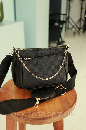 ✨Усіми улюблена Louis Vuitton жіноча подвійна сумка клатч 3 в 1 ✨ 
Тренд цього с. . фото 2