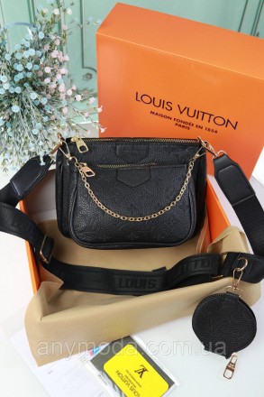 ✨Усіми улюблена Louis Vuitton жіноча подвійна сумка клатч 3 в 1 ✨ 
Тренд цього с. . фото 6