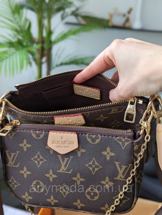 ✨Всеми любимая Louis Vuitton женская двойная сумка клатч 3 в 1 ✨ 
Тренд этого се. . фото 7