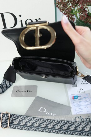 Качественная женская сумка Кристиан Диор в одно отделение с подкладкой внутри. С. . фото 6