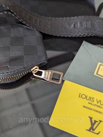 ✨Усіми улюблена Louis Vuitton жіноча ✨ 
Цвет:
чорна картата
- Матеріал: текстиль. . фото 4