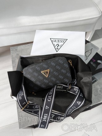 Женская сумка Guess ? Выполнена из качественной кожи, украшена фирменным логотип. . фото 1