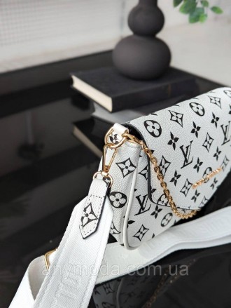 ✨Усіми улюблена Louis Vuitton жіноча ✨ 
Цвет:
Біла 
- Матеріал: текстиль + екошк. . фото 3