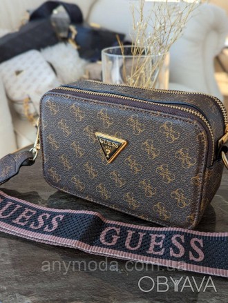 Жіноча сумка Guess ? Виготовлена з якісної шкіри, прикрашена фірмовим логотипом . . фото 1