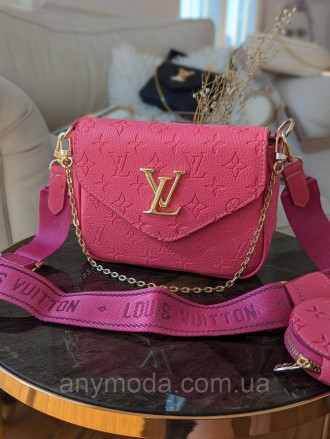 ✨Усіми улюблена Louis Vuitton жіноча ✨ 
Цвет:
Малиновий
- Брендована фурнітура
-. . фото 2