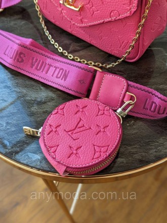 ✨Усіми улюблена Louis Vuitton жіноча ✨ 
Цвет:
Малиновий
- Брендована фурнітура
-. . фото 3