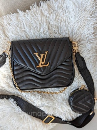 ✨Всеми любимая Louis Vuitton женская ✨ 
Цвет:
Черный
- Брендированная фурнитура
. . фото 2