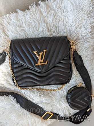 ✨Всеми любимая Louis Vuitton женская ✨ 
Цвет:
Черный
- Брендированная фурнитура
. . фото 1
