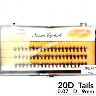 
Безвузелкові пучкові вії Nesura Tails 20D вигин D
 
Сьогодні нарощування вій пу. . фото 5