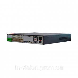 32-канальний гібридний відеореєстратор, стандарти АHD/HD-TVI/CVI +8 каналів IP; . . фото 4