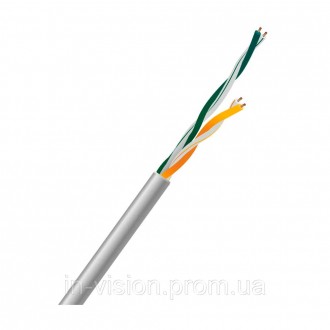 Кабель вита пара UTP CAT5E CU 0.5 2PR PVC Indoor Kraft 500m (33-00015). Переяслав-Хмельницкий. фото 1 Кабель вита пара UTP CAT5E CU 0.5 2PR PVC Indoor Kraft 500m (33-00015). Переяслав-Хмельницкий. фото 1