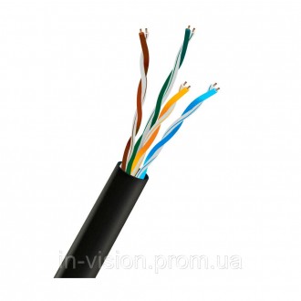 Кабель вита пара UTP CAT5E CU 0.51mm LDPE Outdoor Trinix 305m (33-00045). Переяслав-Хмельницкий. фото 1 Кабель вита пара UTP CAT5E CU 0.51mm LDPE Outdoor Trinix 305m (33-00045). Переяслав-Хмельницкий. фото 1