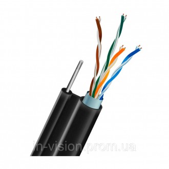 Кабель вита пара FTP CAT5E CU 0.5mm LDPE Outdoor + дріт Trinix 305m (33-00027). Переяслав-Хмельницкий. фото 1 Кабель вита пара FTP CAT5E CU 0.5mm LDPE Outdoor + дріт Trinix 305m (33-00027). Переяслав-Хмельницкий. фото 1