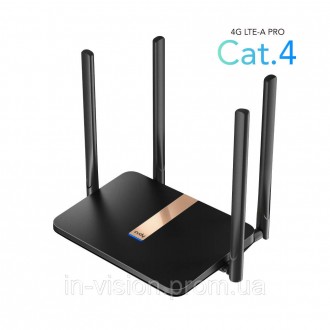WiFi Mesh 4G LTE Cat.4 маршрутизатор; вбудований модем 4G LTE зі швидкістю заван. . фото 7